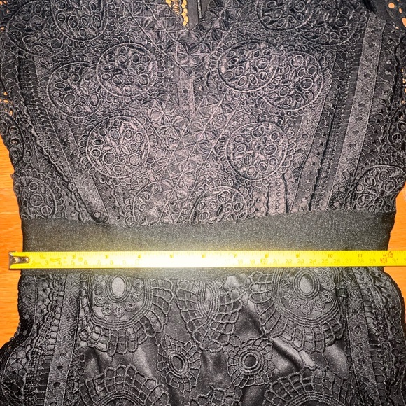 Price firm! new boutique size small mad for love black lace jumpsuit! - Picture 8 of 11